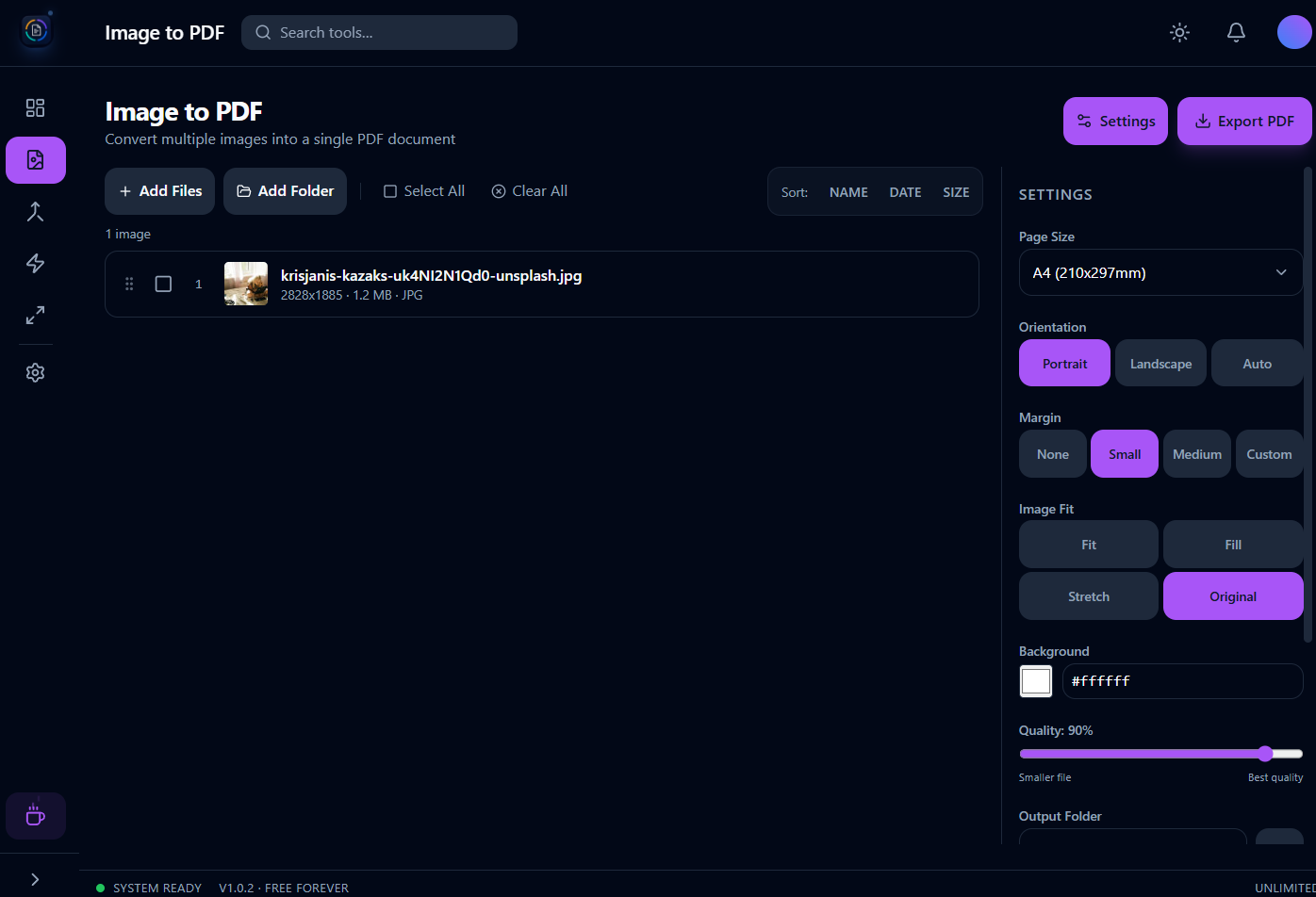 Orenvo PDF image to PDF view